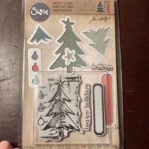 Sizzix Christmas framelits & stamps